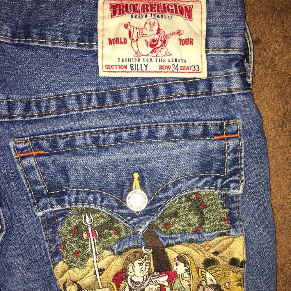 True religion men’s jeans BILLY 34x33